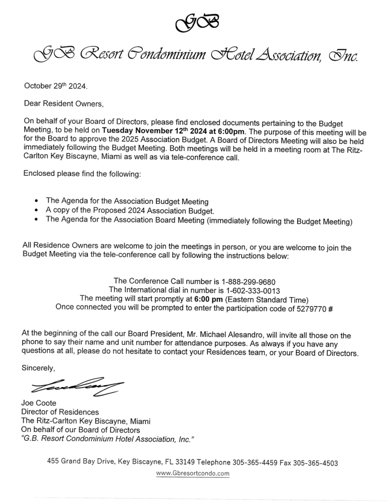 10.29.2024 Affidavit Budget