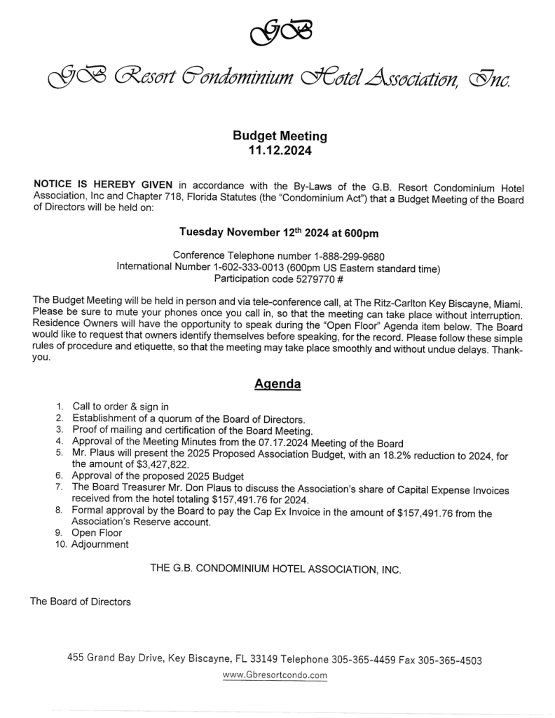 10.29.2024 Affidavit Budget