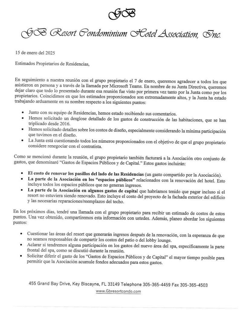 Letter.Board President.Renovation 3