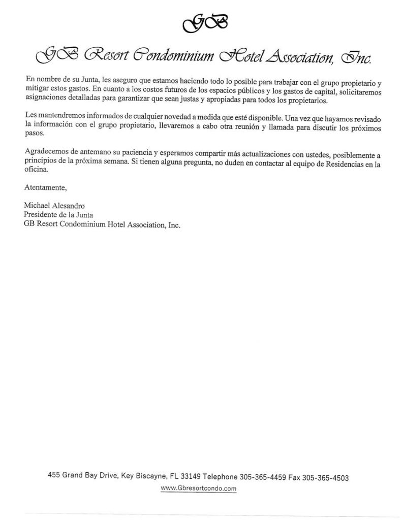 Letter.Board President.Renovation 4