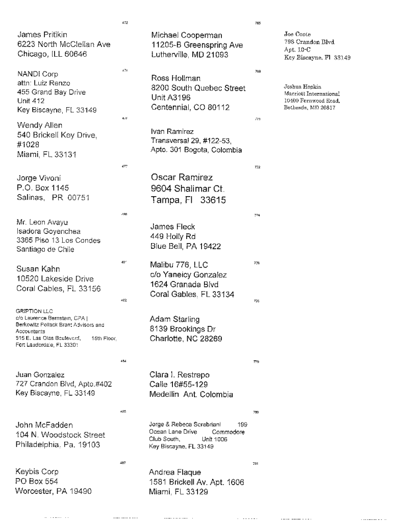 01.17.2025 Affidavit of mailing First Notice of Election
