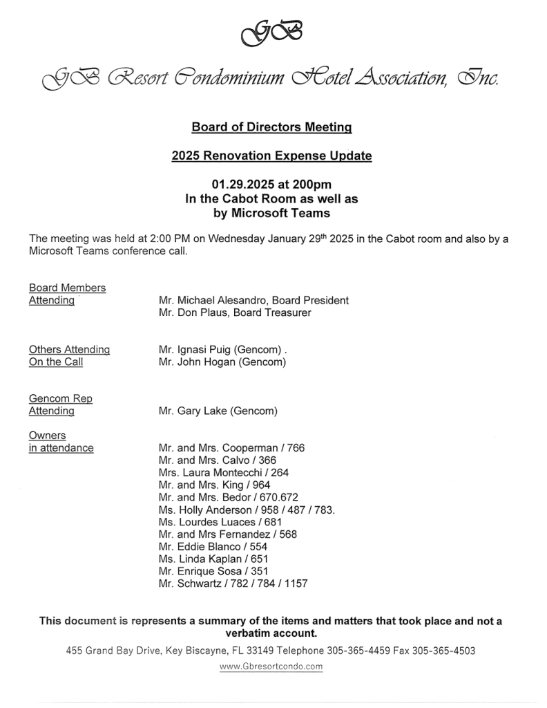 01.29.2025-Approved Minutes