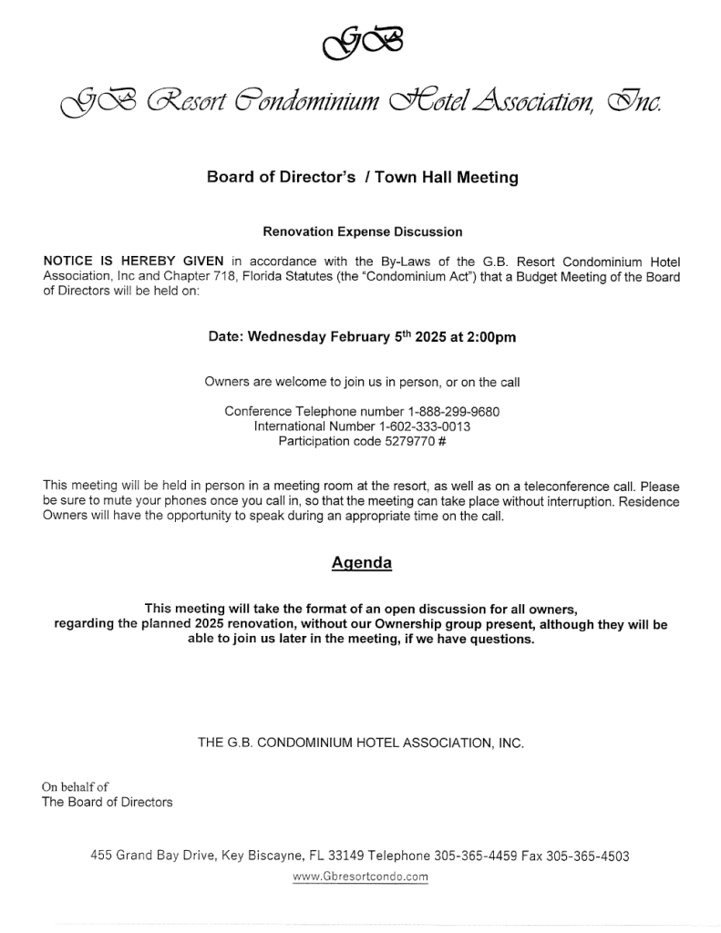 02.05.2025 BoD Meeting Agenda