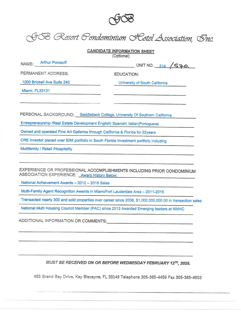 02.28.2025.Affidavit of mailing.Second Notice of Election