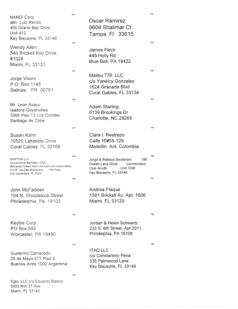 02.28.2025.Affidavit of mailing.Second Notice of Election