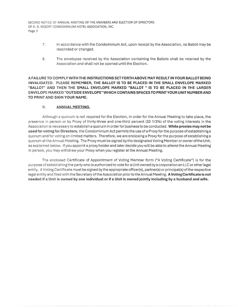 02.28.2025.Affidavit of mailing.Second Notice of Election