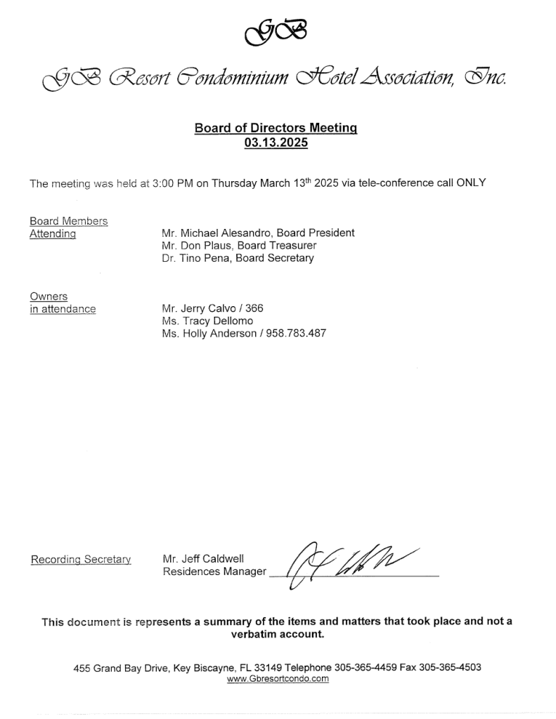 03.13.2025 Approved Meeting Minutes