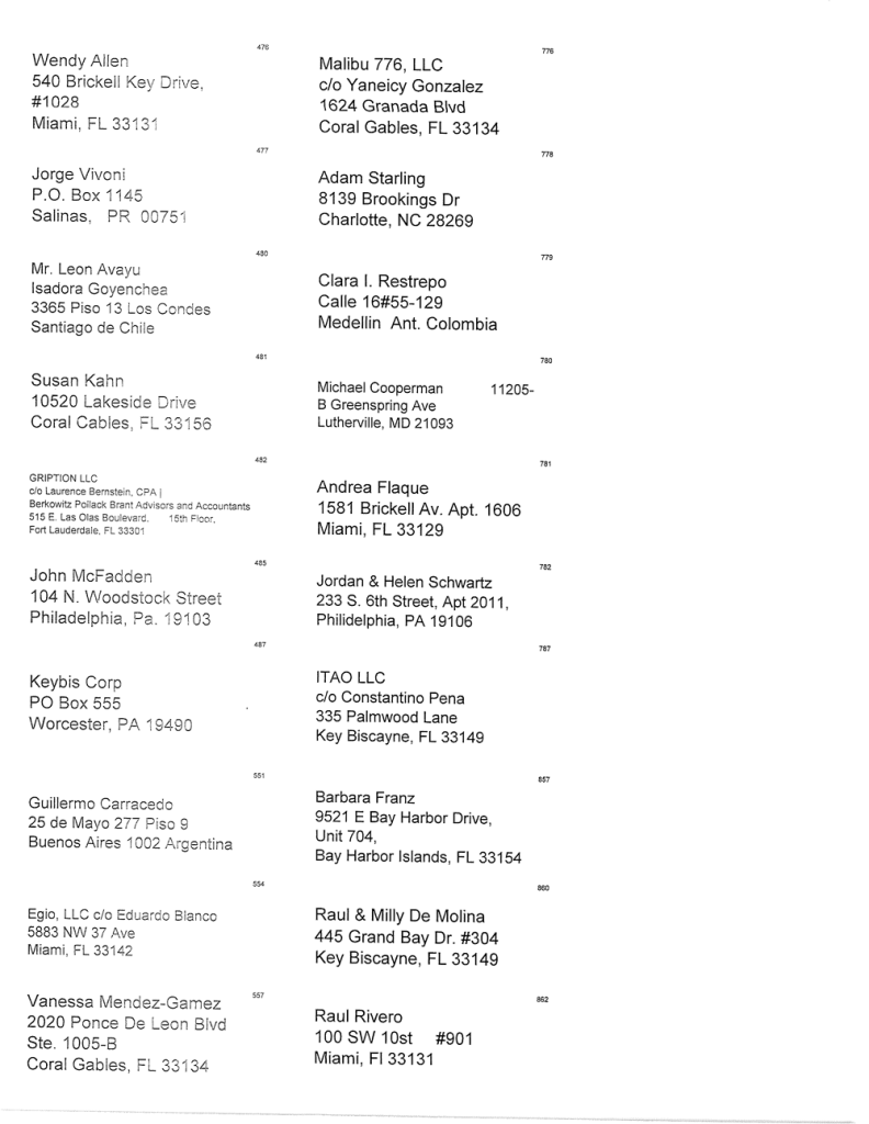 06.17.2025 Affidavit of mailing