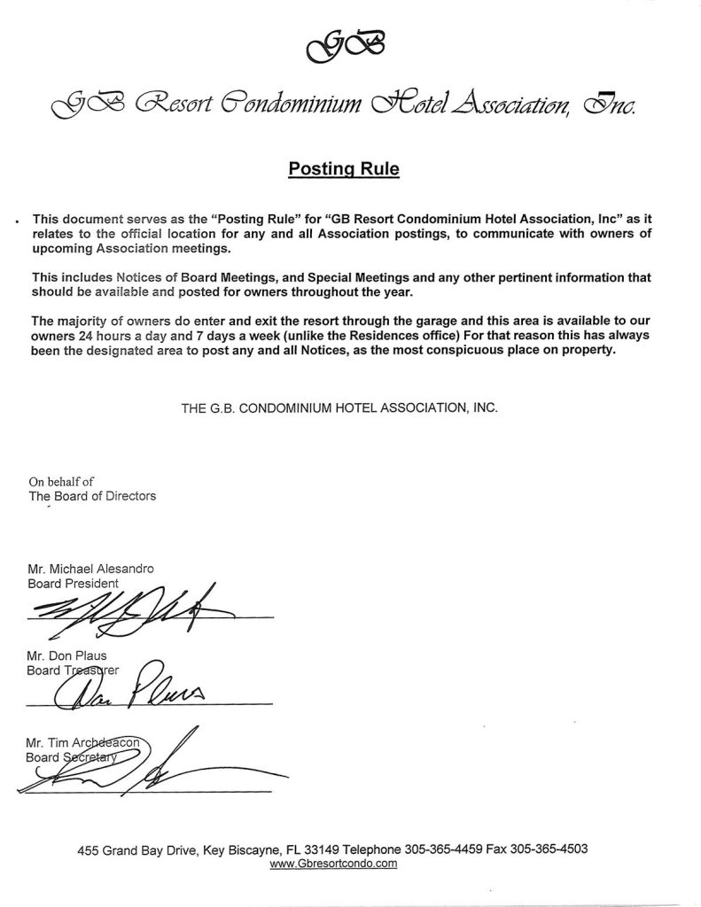 11.03.2025 Posting Rule